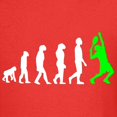 thumbnail image 3 of CafePress - Tennis Evolution (Green) T Shirt - Dark T-Shirt Kids XS-XL, 3 of 4
