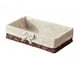 thumbnail image 3 of Cestas tejidas Organizador rectangular Contenedor apilable Cesta tejida Organizador para 25cmx15cmx6cm, 3 of 8