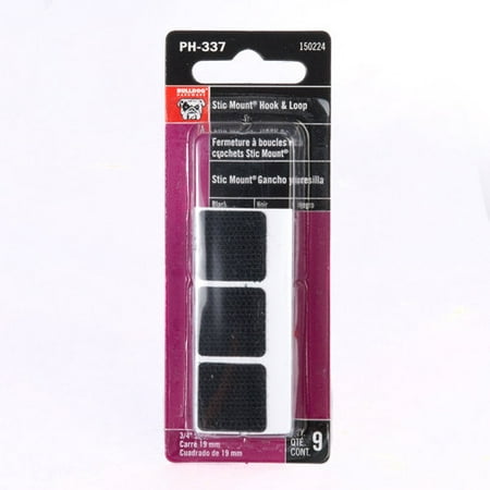 Bulldog 3/4 Square Hook&loop