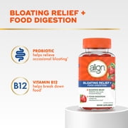 Align Probiotic Gummies Bloating Relief + Digestion, Daily Probiotic Supplement, 60 Gummies