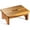 Warm Acacia, variant on Wooden Step Stool, 9'' One Step Stool for Adults, Wooden Beside Step with 550 Lbs Load Capacity, Heavy Duty/Portable/Nonslip/Durable Construction Safe Step for Bedroom/Kitchen