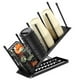 thumbnail image 1 of ® 4Compartment Coffee Station Organizer Cup Lid Dispenser with Storage Basket for Coffee Pod and Straw Metal Black, 1 of 5