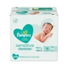 1Pc Sensitive Baby Wipes, White, Cotton, Unscented, 64/Pouch, 7 Pouches/CartonD6，PGC19513CT