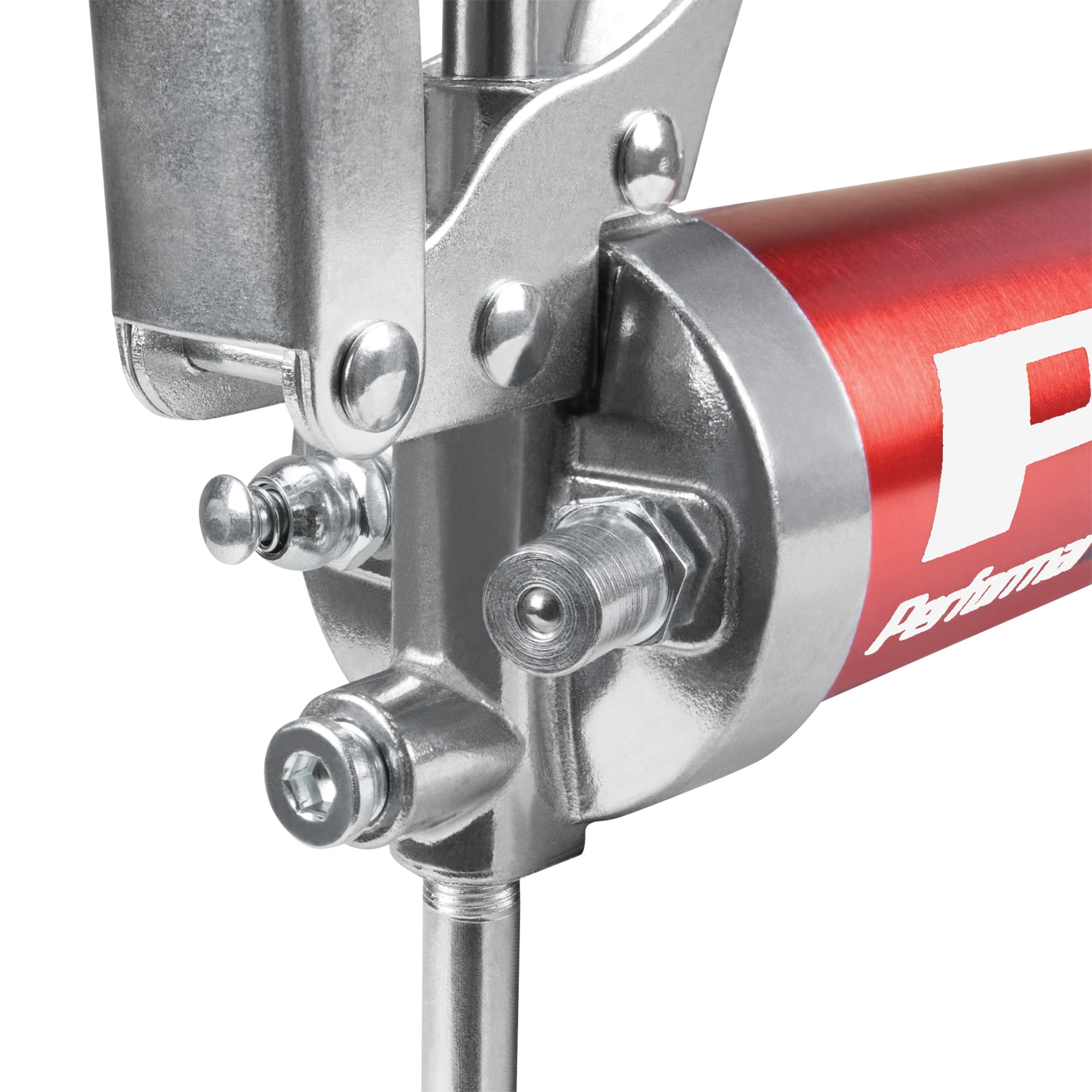 Performance Tool W54291 Lightweight Pistol Grip Grease Gun with Anodized Aluminum Barrel, T-Handle, and 4-Jaw Coupler, Accepts 14 oz Cartridges