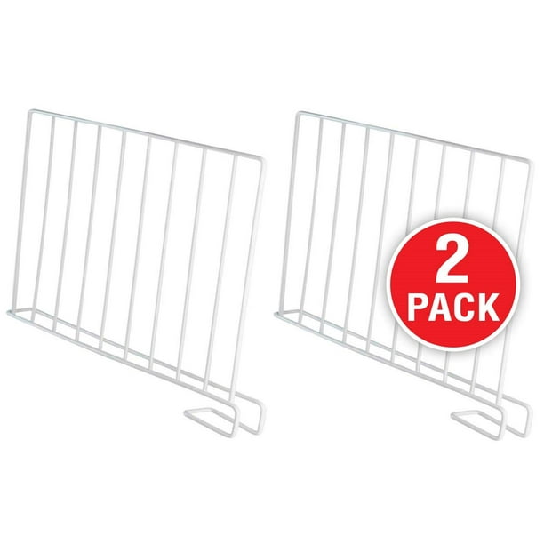 Storagemaid Pack Of 2 Wire Shelf Dividers For Bedroom Closets Kitchen Cabinets Wood Shelves Bookcases And Libraries Versatile Multi Functional Organizers Home Office White Com - Wire Shelves For Kitchen Cabinets Storagemaid Pack Of 2 Wire Shelf Dividers For Bedroom Closets Kitchen Cabinets Wood Shelves Bookcases And Libraries Versatile Multi Functional Organizers Home Office White Com - Wire Shelves For Kitchen Cabinets
