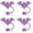 Purple, variant on Halloween Bat Straw Cover Silicone Reusable Straw Toppers Dust Proof Tip Covers for 0.4 Inch Straws Compatible with 30 41 oz Tumbler Cup Accessories Party Decorations 8PC
