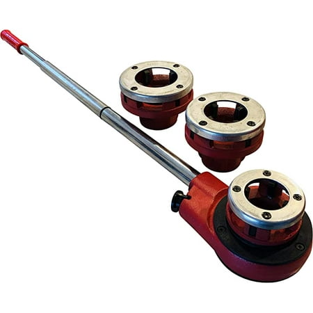 

3-Piece Ratchet Pipe Threader (1-1/4 1-1/2 and 2 Dies)
