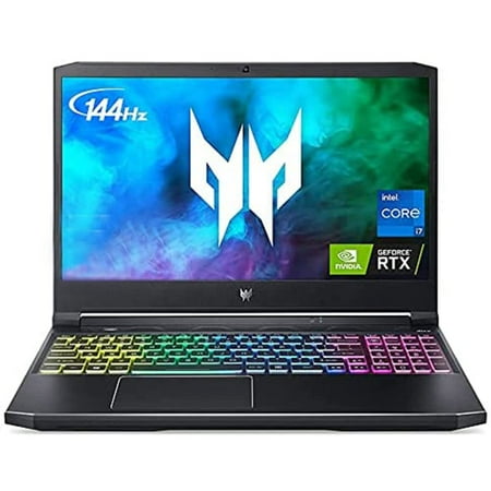 Acer Predator Helios 300 Gaming Laptop, 15.6" FHD 144Hz 3ms IPS Display, Intel i7-11800H 8 Core 4.6 GHz, NVIDIA GeForce RTX 3060 6GB, RGB KB, Wi-Fi 6, Thunderbolt 4, Win 10 (32GB RAM | 2TB PCIe SSD)