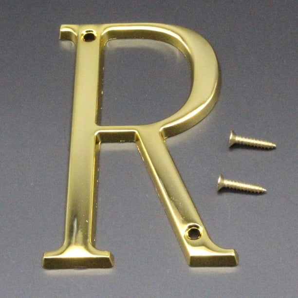 Letrero de licencia de Puerta de Símbolo de Números de Letras de de Zinc de Metal Colgante Flotante, a-Z, 26 Letras - Números, Bricolaje R Macarena Número de puerta Letra del alfabeto
