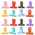 thumbnail image 1 of Shisuyan Bill Clips Assorted Color 16Pack 1.2x1.2in, 1 of 8