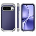 thumbnail image 6 of TECH CIRCLE for Google Pixel 7 Pro Slim Soft Rubber Armor Case,Three Layer Heavy Duty Shockproof Protection Hard Plastic Bumper + Soft Silicone Rubber Hybrid Protective Cover,Darkblue, 6 of 8