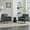 Grey + 2 Seat, variant on TS Cat paw leather upholstered sofa PC Brown,Nordic retro light luxurychairs in living room set of 2,lounge seating for apartment,cozy reading nook with vintage balcony for accent chair set of 2