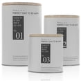 thumbnail image 2 of White Iron Metal Canister Set of 3 for Storage Use Coffee Sugar Tea Tins Perfect for Kitchen Decor, 2 of 5