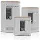 thumbnail image 2 of White Iron Metal Canister Set of 3 for Storage Use Coffee Sugar Tea Tins Perfect for Kitchen Decor, 2 of 5