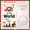 thumbnail image 2 of Festive Design Christmas Banner Nativity Scene Decorative Elements Joy World Theme Holiday Celebration for Christmas Decoration Indoor Use Religious Event, 2 of 9