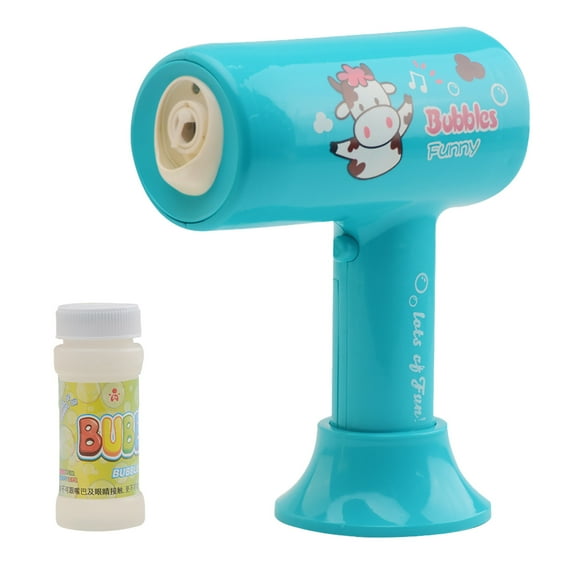 EGNMCR Bubble Machine Bubble Machine Hair Dryer Operate Easily Indoor Outdoor Bubble Maker Toy (23ml) Bubble Bubble Birthday Gifts for Kids