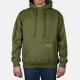 thumbnail image 2 of Ben Davis Men's Hoodie Drawstring Front Pocket Heavyweight Pullover Hoodie, Black, XL, 2 of 2