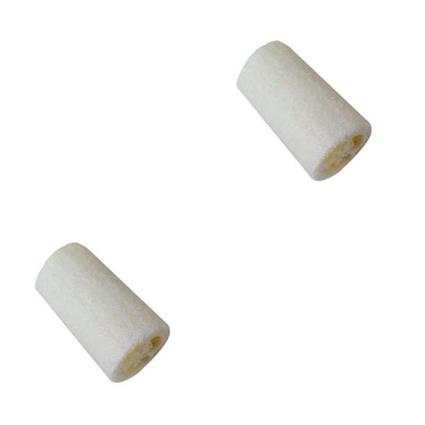 Bearachild Baño largo cuerpo ducha esponja depurador Natural Loofah Luffa Loofa baño masaje olla tazón depurador Spa accesorios de baño blanco PC 1 2piezas Bearachild CBP254743