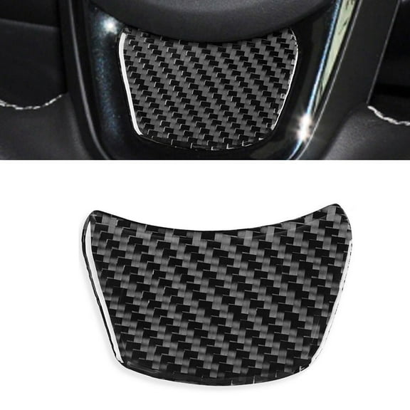 Mduoduo Cover Trim For Toyota GR Supra A90 2019-2022 Carbon Fiber Steering Wheel Bottom Cover Trim Automobile Interior Accessories Car Accessories