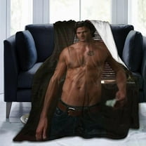 Jared Padalecki Fleece Blanket for Couch - Throw Blanket Lightweight Jared Padalecki Merch Super Soft Cozy Luxury Bed Blanket Microfiber and Throws for Sofa