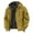 Yellow, variant on IWRICH Men's Heavyweight Winter Hooded Jacket Oversized Stylish Zip up Warm Sherpa Lined Coats with Pockets Yellow XS