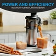thumbnail image 5 of moRollio Cold Press Juicer; Powerful 200W Slow Masticating Juicer Machine for Vegetables and Fruit, 5 of 7