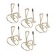 thumbnail image 5 of Soporte Para Teléfono Celular De Escritorio De Metal, Soporte Para Teléfono Celular Moldeado De Una Pieza, Lindo, Simple, Dorado, 5 Piezas Para Viajes, 5 of 7
