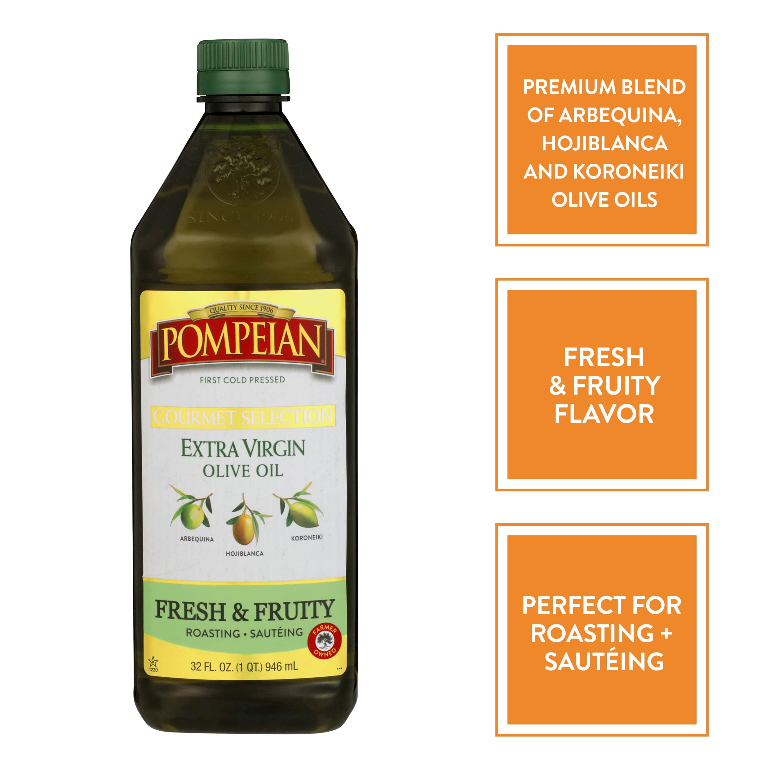 Pompeian Gourmet Selection Extra Virgin Olive Oil (Pack of 14)