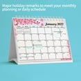 thumbnail image 2 of FlyFlise 2021-2022 Desk Calendar 16 Monthly Calendar Planner 9.0 x 7.7 Inches Twin-Wire Bound with, 2 of 8
