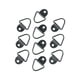 thumbnail image 1 of Blister con 10 anclajes para redes de carga de 3.5 ton. negro, 1 of 4