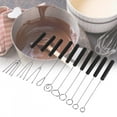 thumbnail image 1 of 10pcs Fournitures de Cuisson Bricolage Ensemble de Fourchette à tremper au Chocolat en Acier Inoxydable, 1 of 8