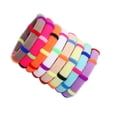 thumbnail image 1 of Langgg Hair Band Elastic Scrunchie Ponytail Holder Rings Accessories Color Random color random 4cm 1Set, 1 of 6