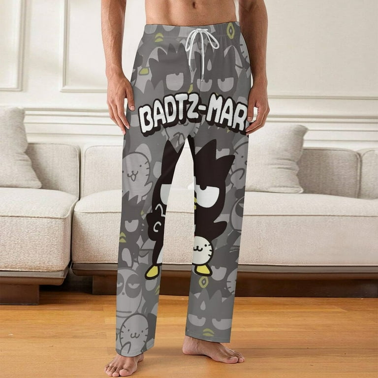 Badtz Maru Men's Pajama Pants Soft Sleepwear Loung Pants for Men