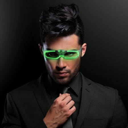 80s Style Party Shades With Sound Activate LED Lights