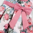 thumbnail image 4 of Penkiiy Floral Gown Dresses Girls Sleeveless Cotton Printed Dresses 7-8 Years Pink, 4 of 7