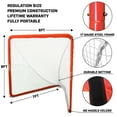 thumbnail image 2 of GoSports Regulation Lacrosse Net with Steel Frame - Only Truly Portable Lacrosse Goal for Kids and Adults, Backyard Setup and Takedown in Minutes, 2 of 5