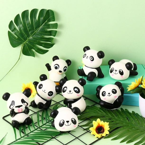 Squishier Panda Slow Rising Scented Kawaii Squishier Animal Toy 8 PCs Walmart.com