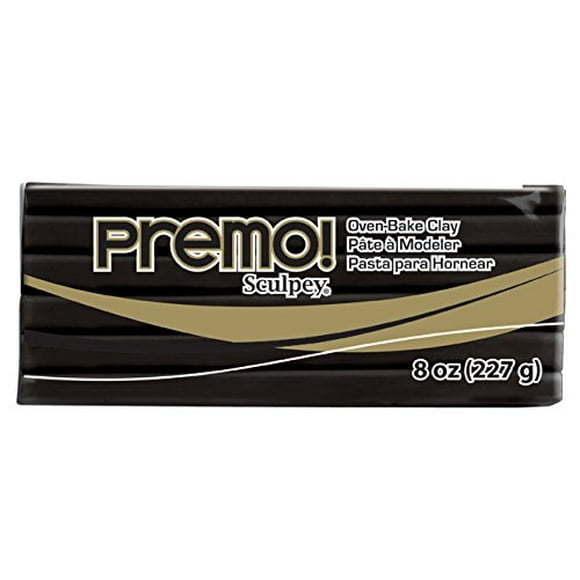 Sculpey Argile PrémO 8 Onces-Noir