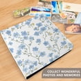 thumbnail image 4 of FORMRS 3 Ring Photo Album 4"x6" Self Adhesive Large Capacity PU Leather Cover, Forget Me Not, 4 of 8