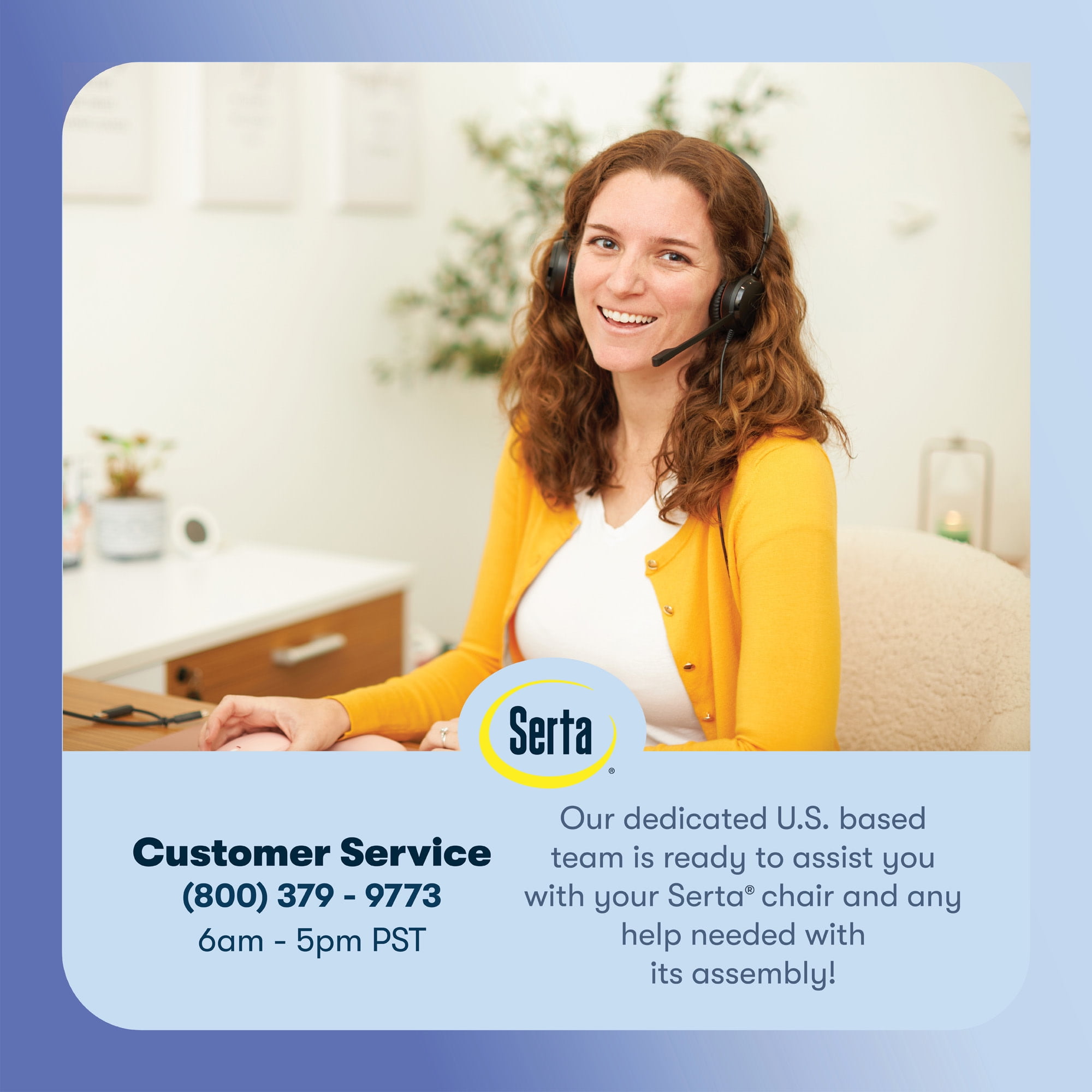 Serta Ashleigh Modern Office Chair Channel-Tufted Design White Velvet Fabric