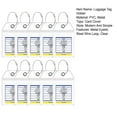 thumbnail image 7 of Yesbay 10 Pcs Cruise Luggage Tag with Loop Wide Luggage Tag Holder Cruise Essentials Zip Seal Tag Reusable Waterproof Cruise Document Holder Carnival Supplies, 7 of 7