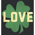thumbnail image 2 of Women's Lost Gods St. Patrick's Day Irish Love  Racerback Tank Top Black Heather 2X Large, 2 of 4