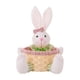 thumbnail image 4 of Personalized Easter Basket, Adorable Plush Bunny Easter Basket for Kids Soft and Durable toy Storage with Cute Rabbit Design, The Ideal Easter Gift (Light Blue), 4 of 8
