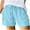 Sky Blue, variant on Mlzmgr Womens Shorts Casual Drawstring Elastic Waist Summer Casual Short Pants Beach Shorts with Pockets