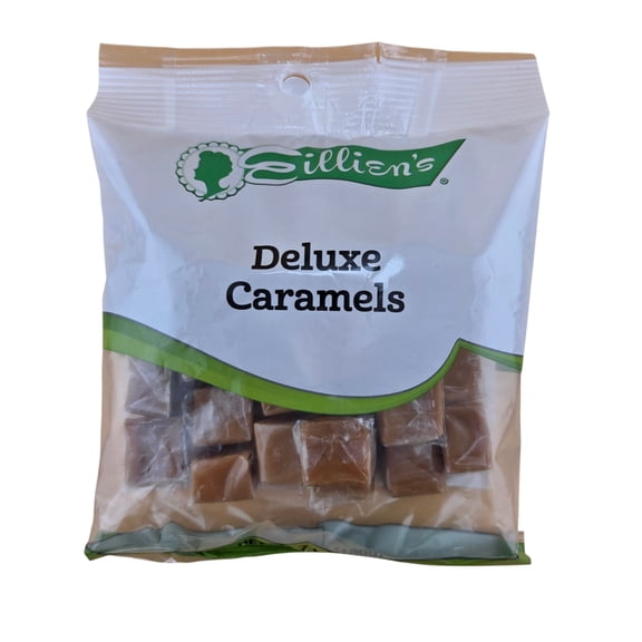 Deluxe Caramels Candy, Individually Wrapped Soft Chewy Caramels, 7 oz Bag