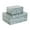 Blue Handmade Mosaic Storage Mosaic Geometric Rectangle S/2 12", 8"W, variant on DecMode Blue Mother of Pearl Shell Handmade Decorative Box with Hinged Lid, Set of 2 10", 8"W