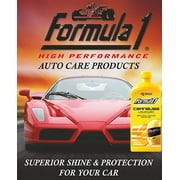 Formula 1 Carnauba liquid wax 16 ounces, #1 Grade Brazilian Carnauba Wax for extended high-gloss shine, Advanced micro-polishing technology removes minor scratches and haze, revealing the true.