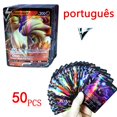 thumbnail image 1 of Cartas de Pokémon en portugués TAG TEAM GX V VMAX, juego de cartas holográficas de energía, juguete para niños portugués Fivean unisex, 1 of 2