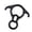 Black, variant on Light Weight Aluminum Alloy Compacts Figure 8 Descender For Outdoors Adventure With Enhances Stability And Durability