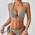 thumbnail image 2 of Trajes de Baño para Mujeres Sexy Tubo de Color Sólido Correa Superior Bikini, Traje de Baño Dividido para la Playa Y la Piscina, 2 of 9